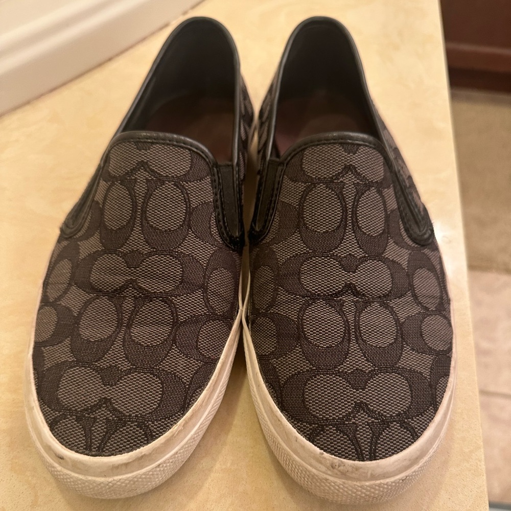 Coach slip on shoes
